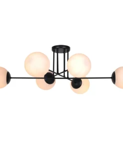 New Sklep Kaja Nowoczesna lampa sufitowa z białymi klaszmi K-4925 | Kaja Oświetlenie