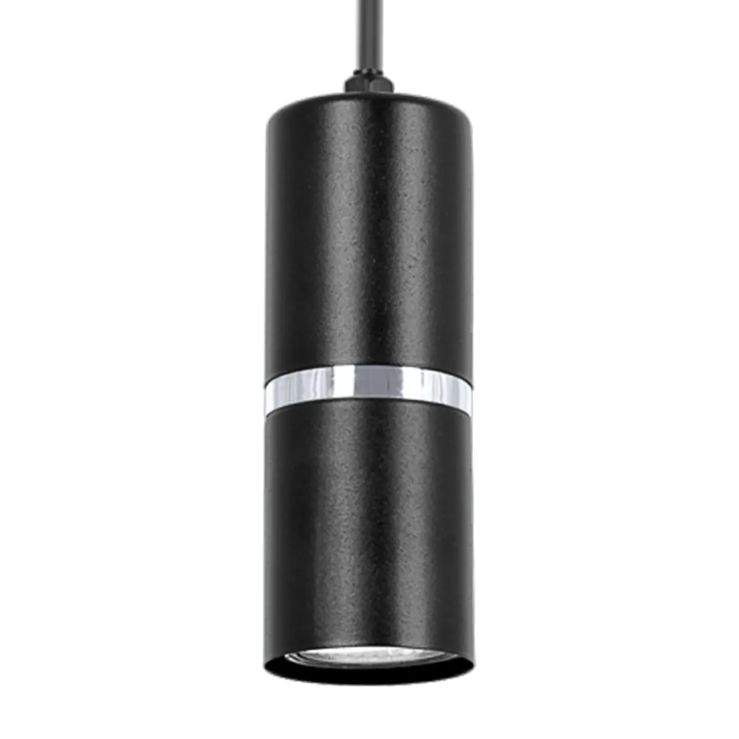 Shop Sklep Kaja Nowoczesna lampa wisząca, czarno-srebrne tuby K-5247 z serii VESTA