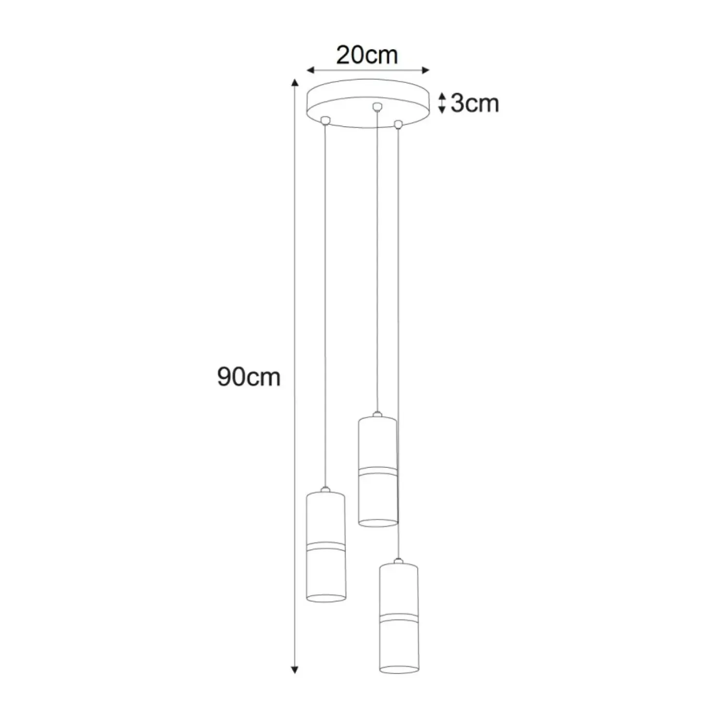 Shop Sklep Kaja Nowoczesna lampa wisząca, czarno-srebrne tuby K-5247 z serii VESTA