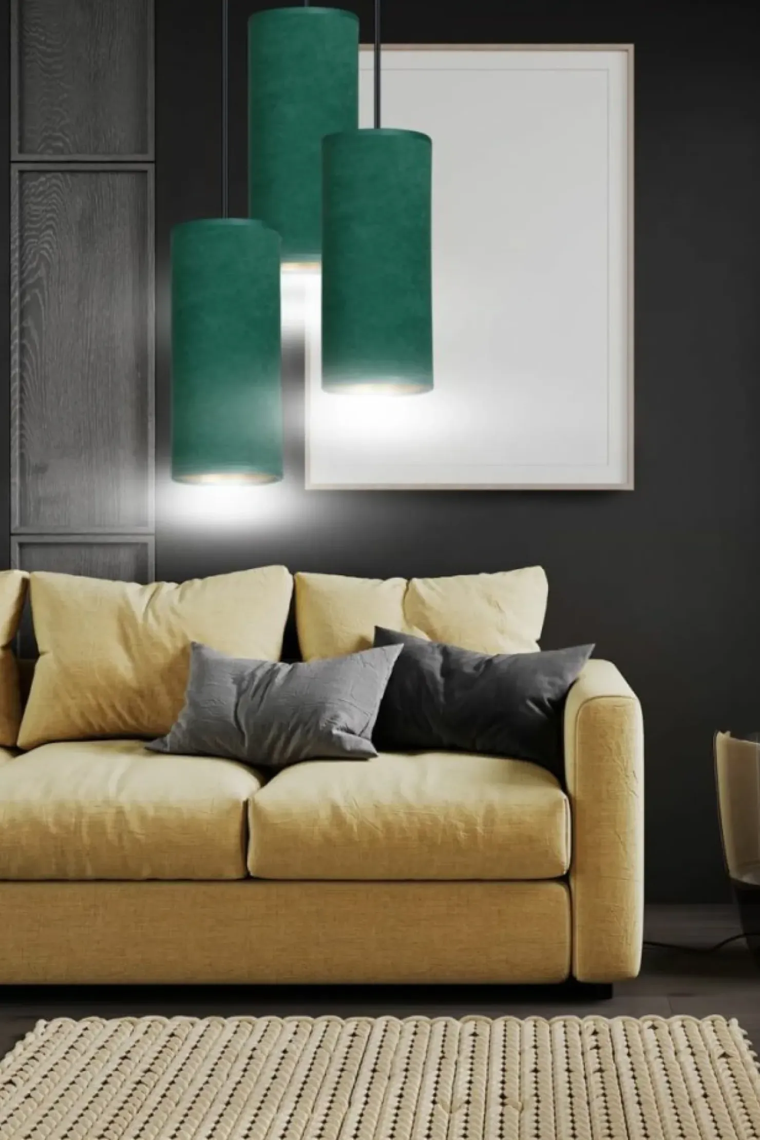 Cheap Sklep Kaja Nowoczesna lampa wisząca do sypialni 1058/3PREM BENTE PREMIUM | Kaja