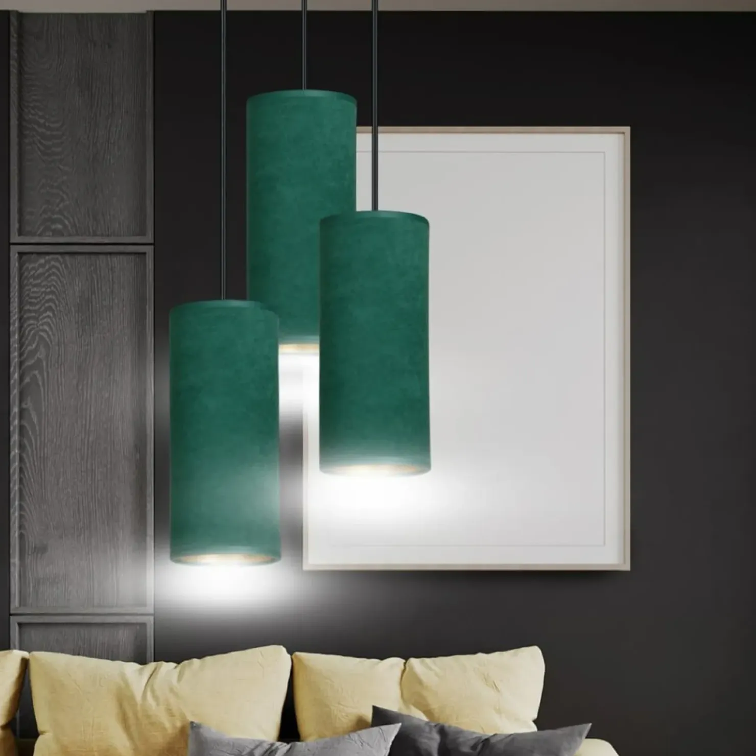 Cheap Sklep Kaja Nowoczesna lampa wisząca do sypialni 1058/3PREM BENTE PREMIUM | Kaja