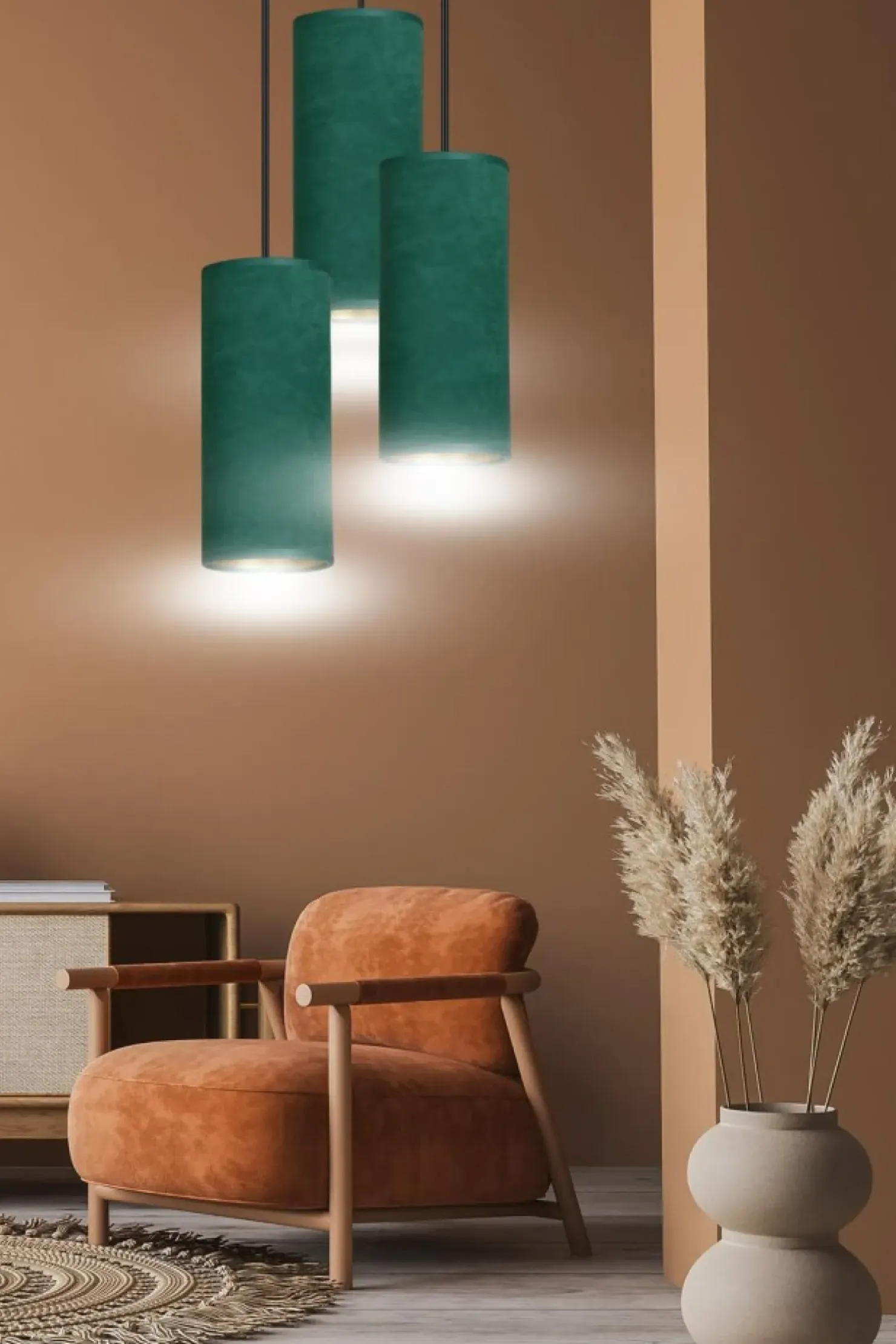 Cheap Sklep Kaja Nowoczesna lampa wisząca do sypialni 1058/3PREM BENTE PREMIUM | Kaja