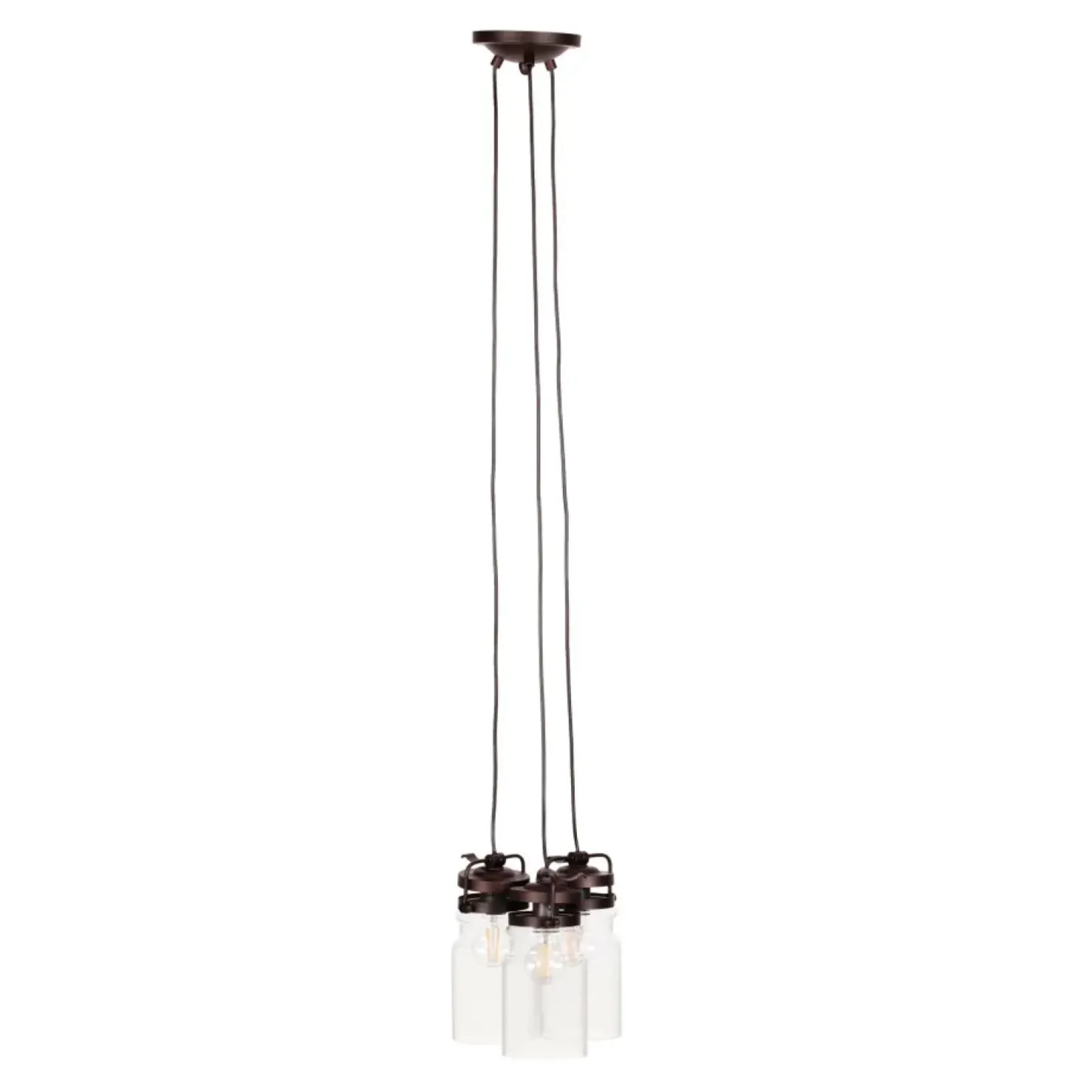 Cheap Sklep Kaja Nowoczesna lampa wisząca, do kuchni K-8004-3 RAVEN | Kaja Oświetlenie brąz