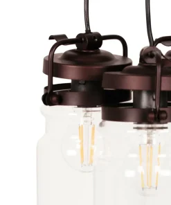 Cheap Sklep Kaja Nowoczesna lampa wisząca, do kuchni K-8004-3 RAVEN | Kaja Oświetlenie brąz