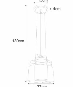 Cheap Sklep Kaja Nowoczesna lampa wisząca, do kuchni K-8004-3 RAVEN | Kaja Oświetlenie brąz