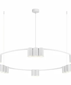 Fashion Sklep Kaja Nowoczesna lampa wisząca do salonu ML0377 (KOŁO) GENESIS | Kaja