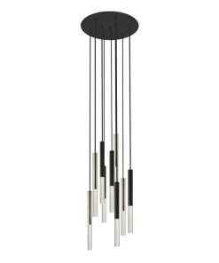 Clearance Sklep Kaja Nowoczesna lampa wisząca do salonu P0461-09L-P7SD z serii ONE | Kaja