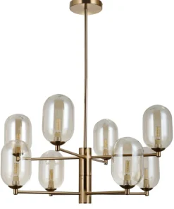 Best Sale Sklep Kaja Nowoczesna lampa wisząca do salonu glamour PND-4215-8-HBR PERANO