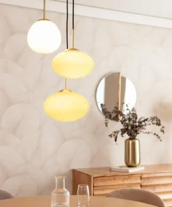Cheap Sklep Kaja Nowoczesna lampa wisząca, efektowne klosze ABR-3SKCR SFERO | Kaja czerwony