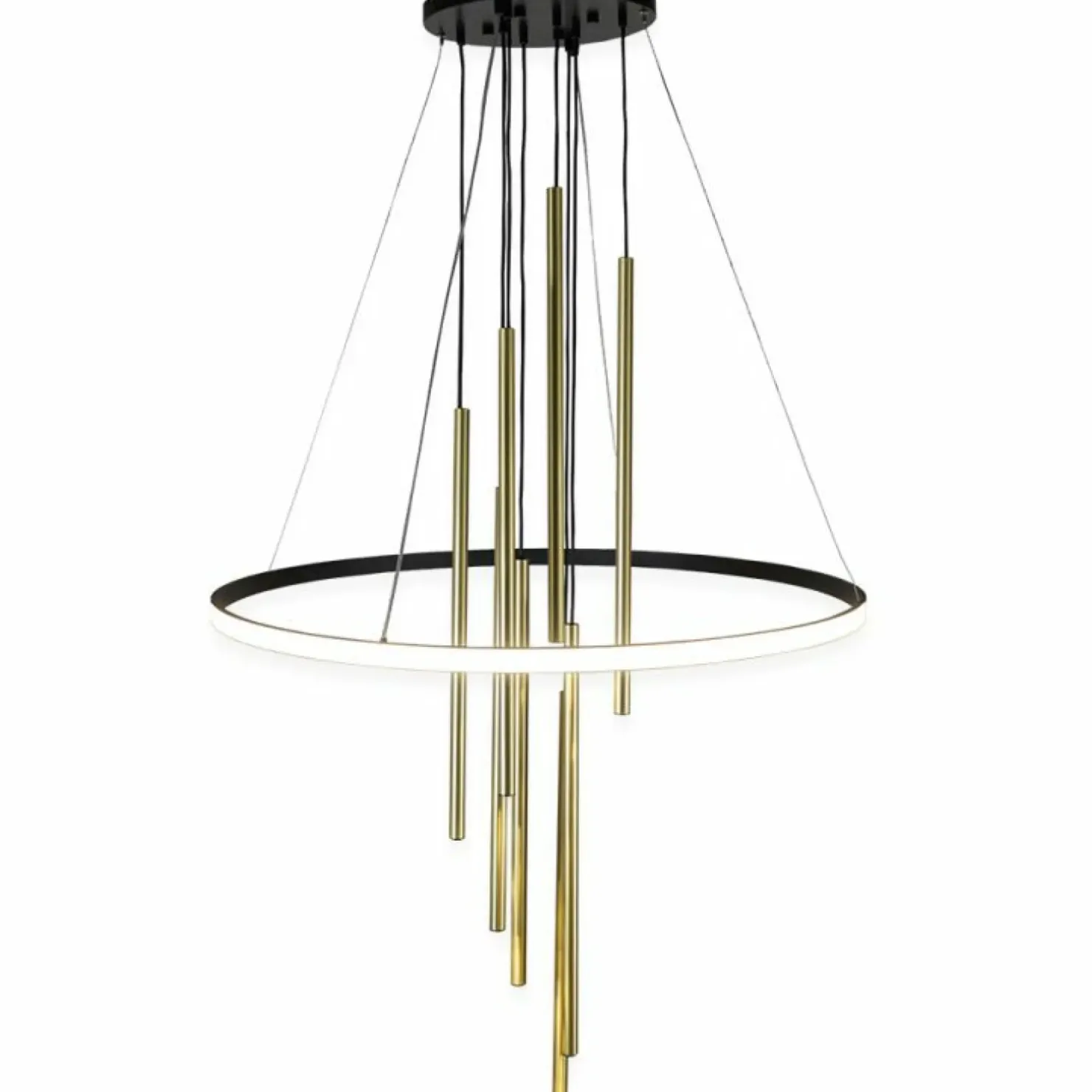 Sale Sklep Kaja Nowoczesna lampa wisząca, koło LED z tubami ANT 8978 LUNA | Kaja