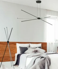 Sale Sklep Kaja Nowoczesna lampa wisząca LED do sypialni AZ3135 JAX | Kaja Oświetlenie czarny