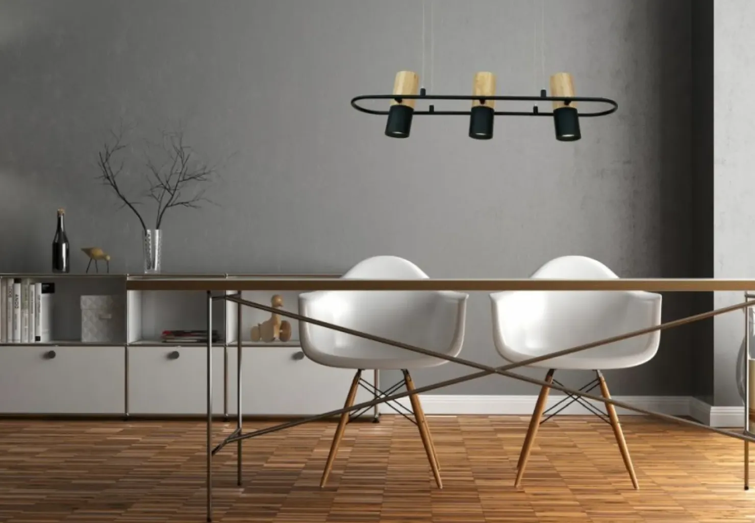 Sale Sklep Kaja Nowoczesna lampa wisząca nad stół LP-1111/3P BOVINO | Kaja Oświetlenie