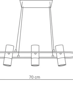 Sale Sklep Kaja Nowoczesna lampa wisząca nad stół LP-1111/3P BOVINO | Kaja Oświetlenie
