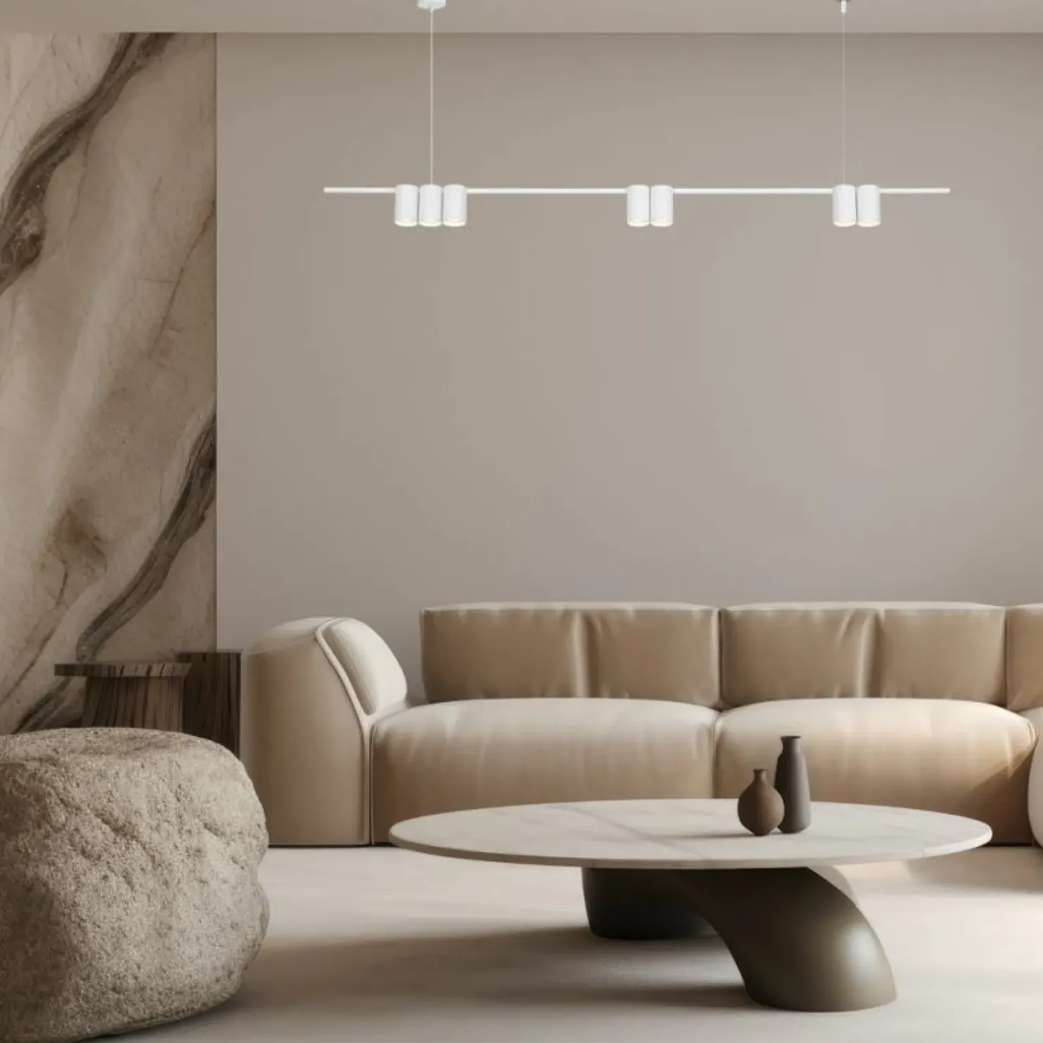 Clearance Sklep Kaja Nowoczesna lampa wisząca nad wyspę ML0371 (LISTWA) GENESIS | Kaja