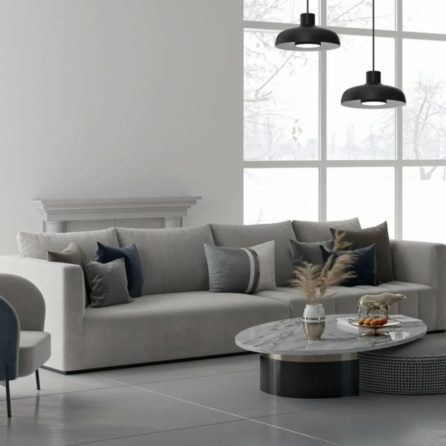 Sale Sklep Kaja Nowoczesna lampa wisząca w stylu industrialnym MLP8819 z serii LINEA | Kaja Oświ