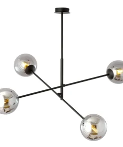 Sale Sklep Kaja Nowoczesna lampa wisząca z grafitowymi kloszami 1167/4 LINEAR | Kaja