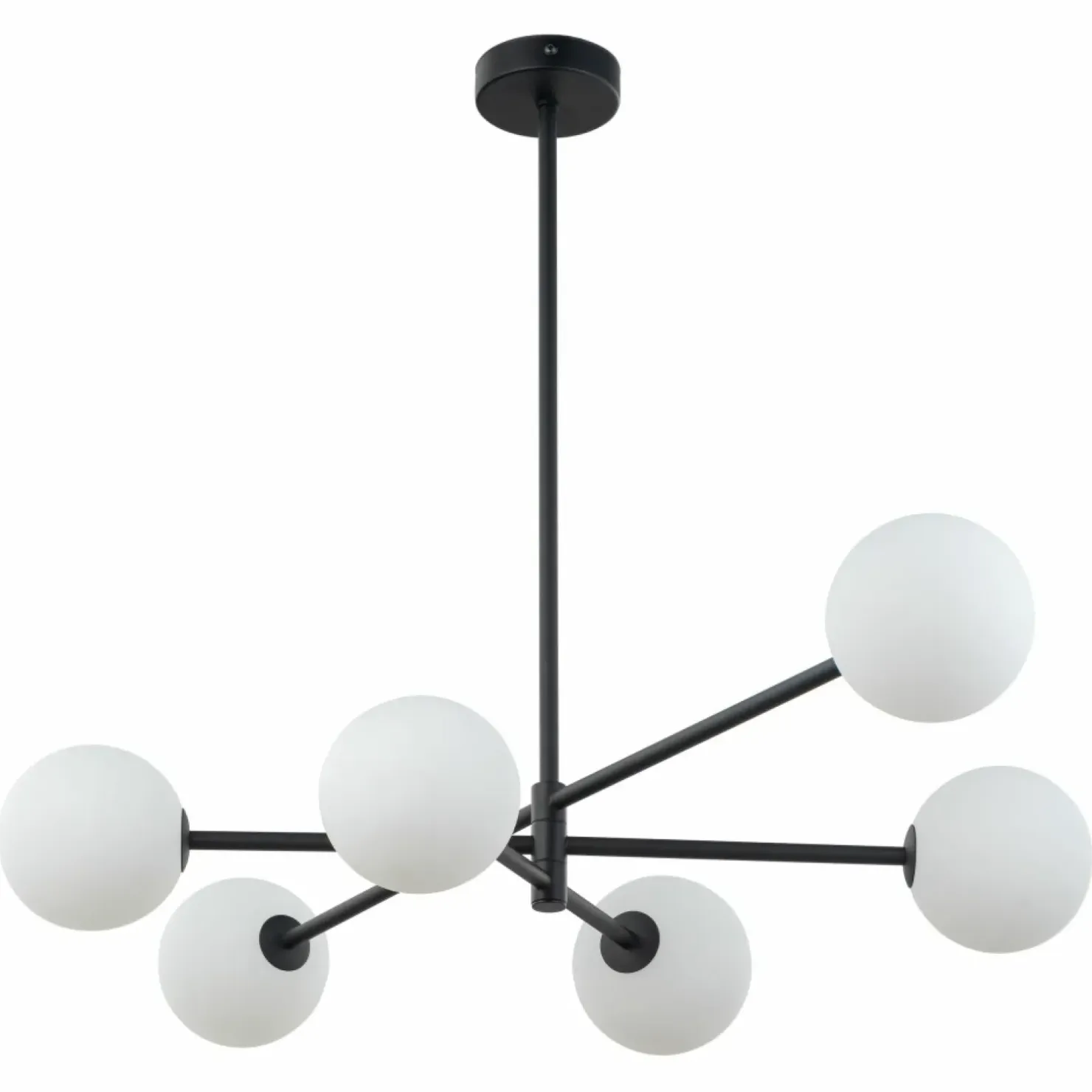 Store Sklep Kaja Nowoczesna lampa wisząca z białymi kloszami TK 4732 z serii SARIUS