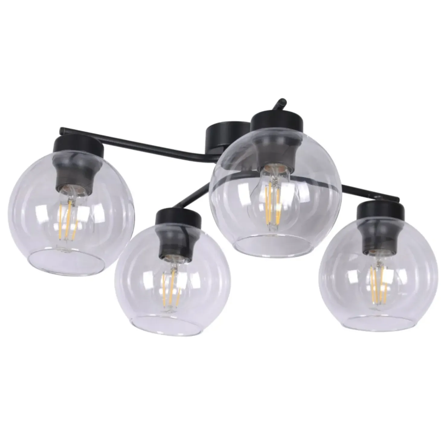 New Sklep Kaja Nowoczesna lampa z okrągłymi kloszami K-2627 AIDEN 2 | Kaja