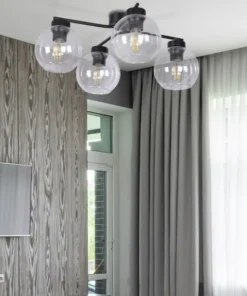 New Sklep Kaja Nowoczesna lampa z okrągłymi kloszami K-2627 AIDEN 2 | Kaja