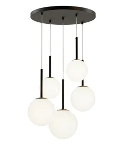 Best Sale Sklep Kaja Nowoczesna lampa z różnymi kloszami MOD321PL-05B z serii BASIC FORM