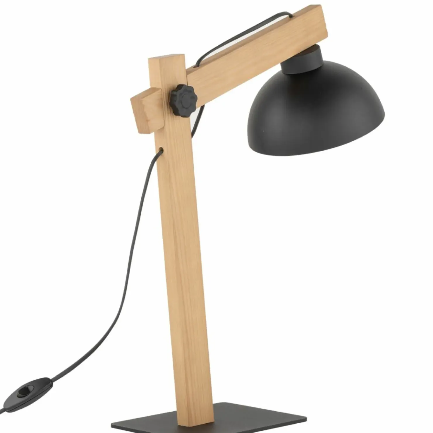 Nowoczesna lampka biurkowa, drewniane ramię TK 5346 z serii OSLO*Sklep Kaja New