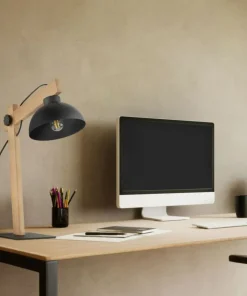 Nowoczesna lampka biurkowa, drewniane ramię TK 5346 z serii OSLO*Sklep Kaja New