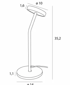 Nowoczesna lampka stołowa w stylu loftowym MX T0061 IBIZA | Kaja*Sklep Kaja Discount