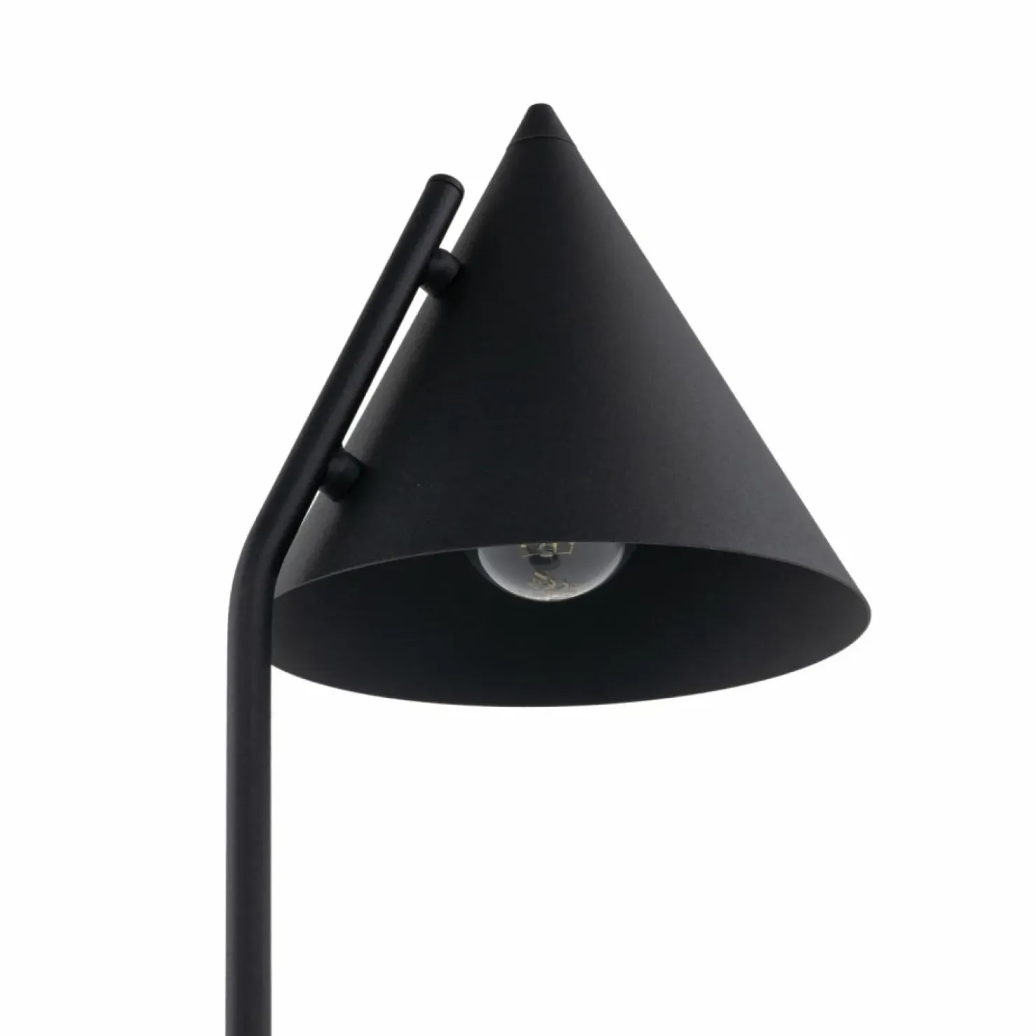 Nowoczesna lampka stołowa - stożek TK 16009 CONO BLACK | Kaja*Sklep Kaja Sale