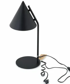 Nowoczesna lampka stołowa - stożek TK 16009 CONO BLACK | Kaja*Sklep Kaja Sale