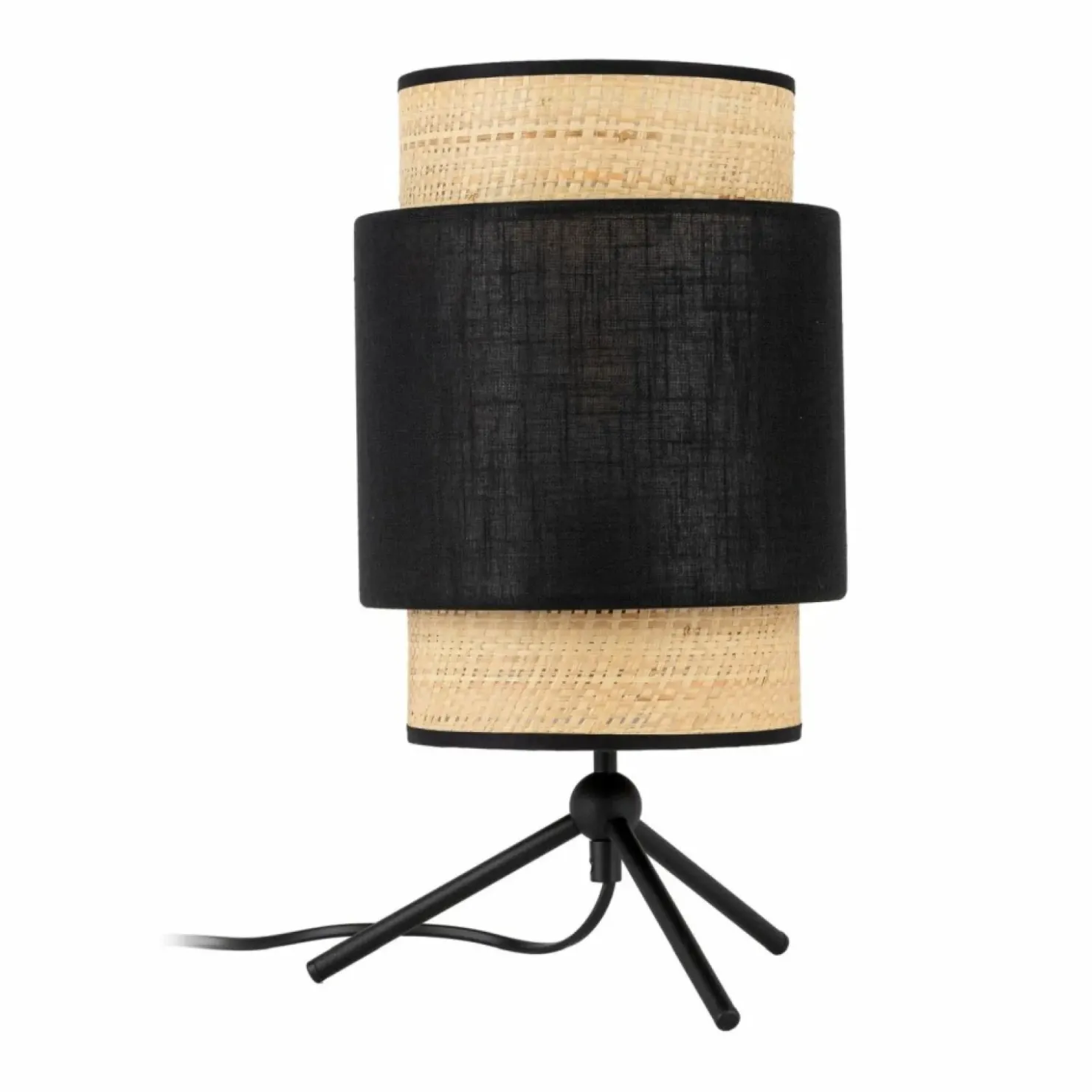 Nowoczesna lampka w stylu rustykalnym TK 5536 z serii BOHO NEW BLACK*Sklep Kaja Best Sale