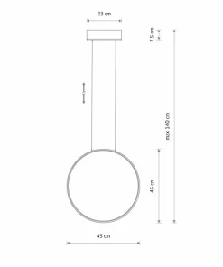 Store Sklep Kaja Nowoczesna, ledowa lampa koło 3000K ⌀45cm 10810 CIRCOLO LED | Kaja
