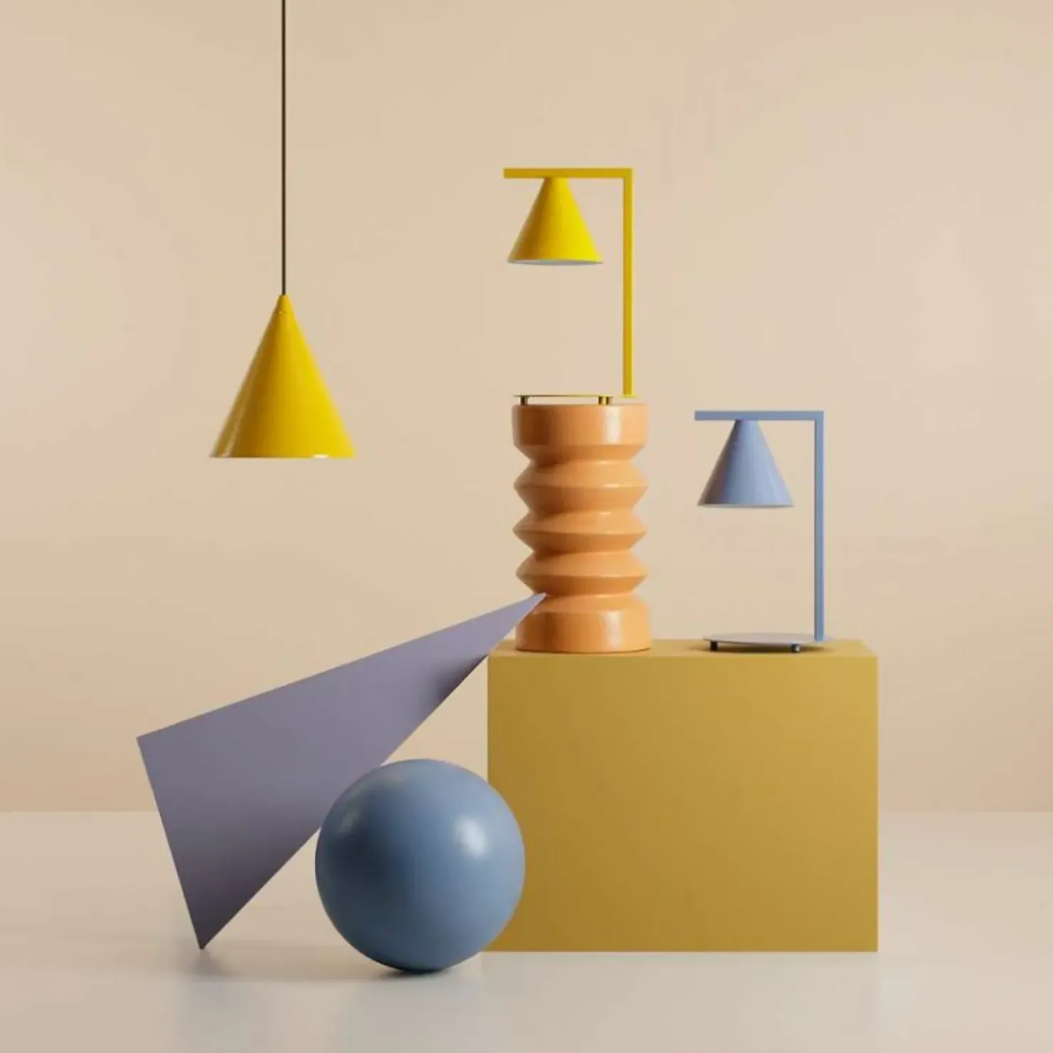 Nowoczesna, minimalistyczna lampka stołowa 1108B16 z serii FORM | Kaja*Sklep Kaja Flash Sale
