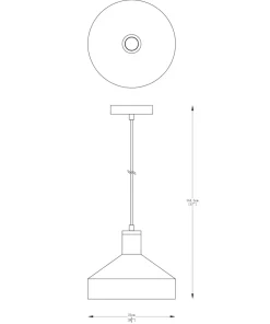 Shop Sklep Kaja Nowoczesna, minimalistyczna lampa wisząca A8016L z serii SIGMA | Kaja