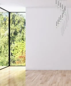 Hot Sklep Kaja Nowoczesna, okazała lampa wisząca, do salonu ML6162 z serii ICE | Kaja Oświetlen