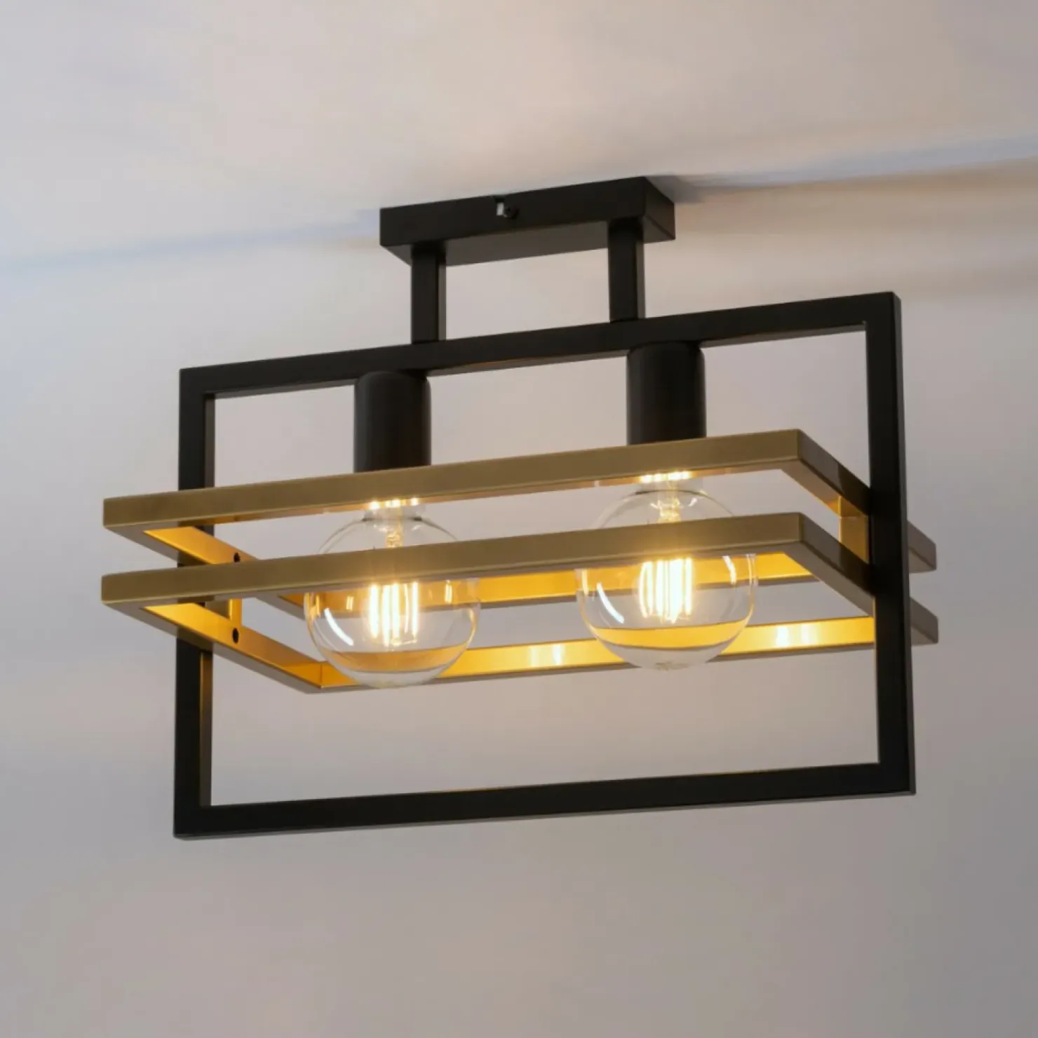 Sale Sklep Kaja Nowoczesna, stylowa lampa sufitowa do holu SIG 32401 MERCI CZ/ZŁ