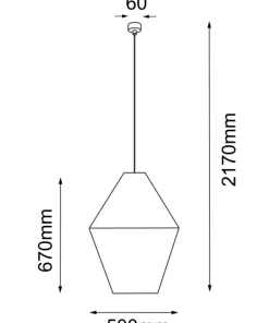 Shop Sklep Kaja Nowoczesna, szara lampa wisząca w stylu eco ANT 5125 HAGATA | Kaja