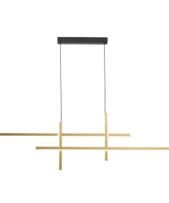 Store Sklep Kaja Nowoczesne nad stół w salonie 22008P-BK/GD EDGE | Kaja