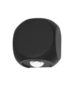 Nowoczesny, czarny kinkiet elewacyjny LED PL-462 PORSO | Kaja*Sklep Kaja Flash Sale