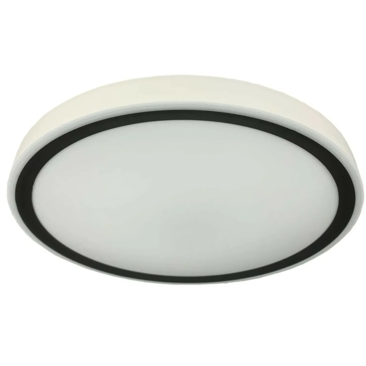 Nowoczesny plafon łazienkowy na bazie okręgu LP-550/1C S 4BK – VEGAS*Sklep Kaja Flash Sale