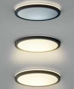 Nowoczesny plafon LED do salonu ⌀40 PLF-63452-400R-36W-BL CORTE | Kaja*Sklep Kaja Shop