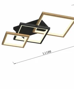 Nowoczesny plafon LED do sypialni i salonu WF 9022-306M MATERA | Kaja*Sklep Kaja Fashion