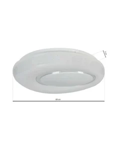 Nowoczesny plafon z wbudowanym LED-em ML6399 z serii BONO | Kaja Oświetlenie*Sklep Kaja Discount