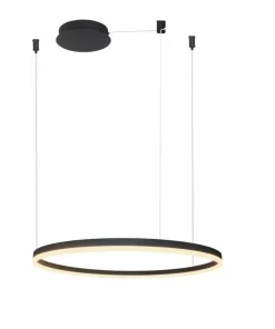 Cheap Sklep Kaja Nowoczesny żyrandol, okrągła lampa LED ⌀80cm AZ4960 HALO | Kaja czarnypiaskowany