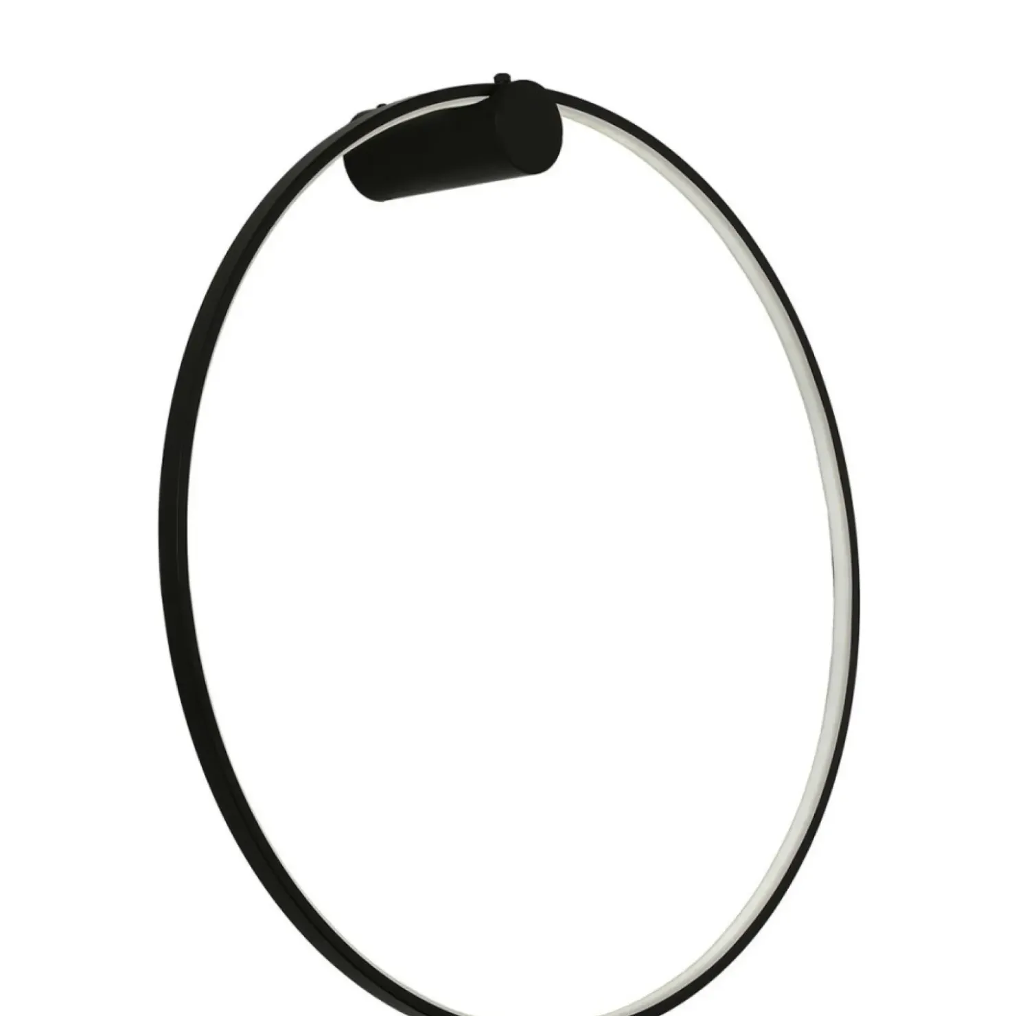 Obręcz ścienna, ledowy ring ⌀60 LP-999/1W S BK MIRROR | Kaja*Sklep Kaja Shop
