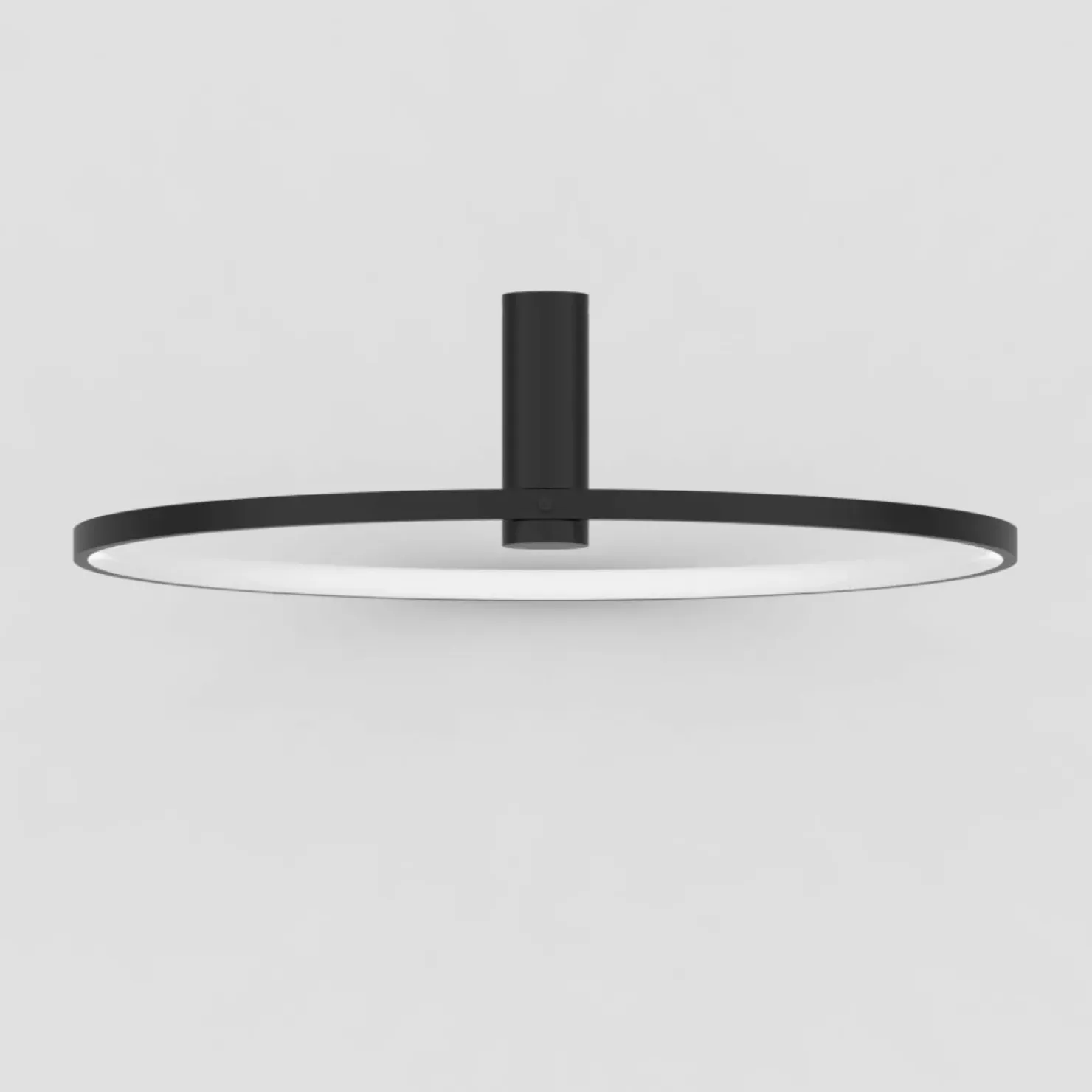 Obręcz ścienna, ledowy ring ⌀60 LP-999/1W S BK MIRROR | Kaja*Sklep Kaja Shop
