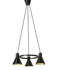 Sale Sklep Kaja Obręcz z czarno-złotymi reflektorami 33-71156 MORE | Kaja Oświetlenie czarny