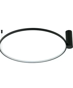 Outlet Sklep Kaja Obręcz ze światłem LED 3000K ⌀60cm LP-909/1C S BK RING | Kaja