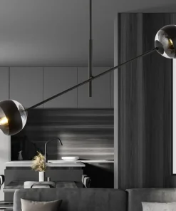 Best Sale Sklep Kaja Obrotowa lampa sufitowa, dwa klosze 1168/2 LINEAR | Kaja Oświetlenie