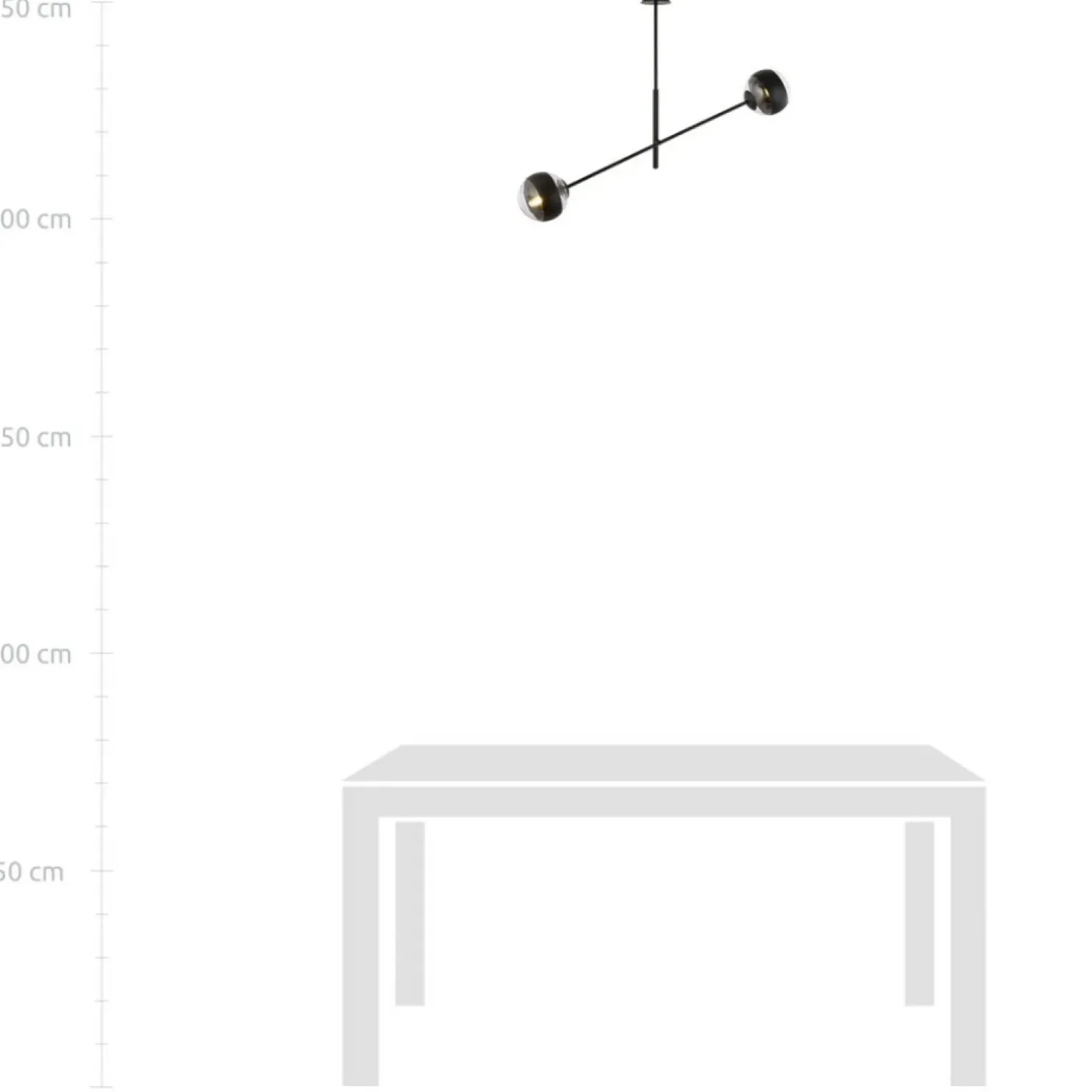 Best Sale Sklep Kaja Obrotowa lampa sufitowa, dwa klosze 1168/2 LINEAR | Kaja Oświetlenie