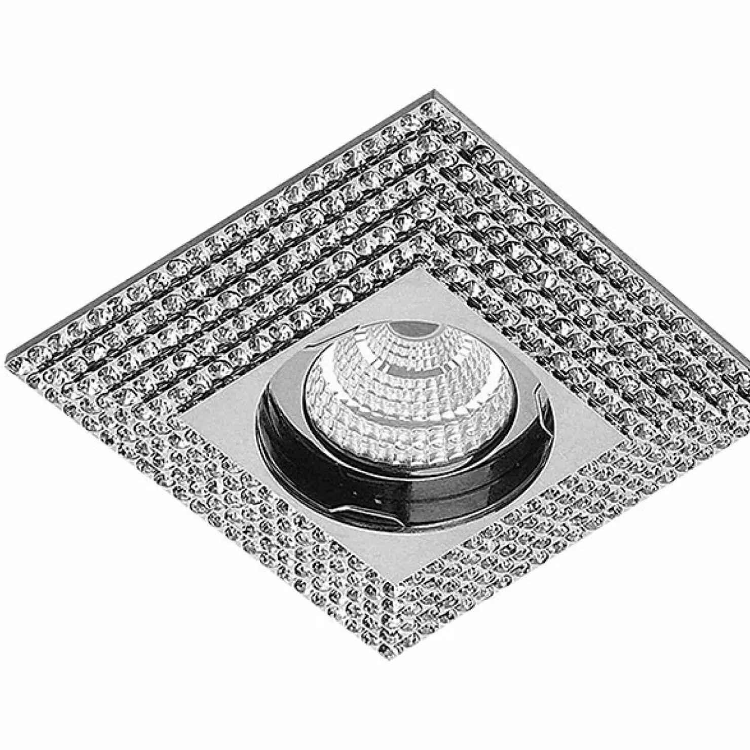 Oczko podtynkowe wysadzane kryształkami AZ1612 PIRAMIDE XL | Kaja*Sklep Kaja Sale